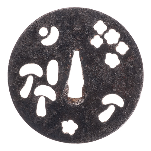 古甲冑師 紋様散し透鍔