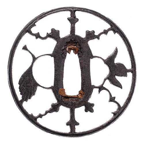 古赤坂 吹寄雁金透鍔