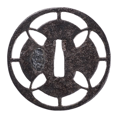 古正阿弥 久留子文様透鍔